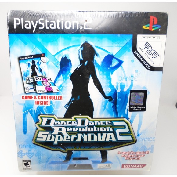 New Sealed Sony PlayStation 2 "Dance Dance Revolution 2 Super Nova" by Konami - Picture 1 of 6